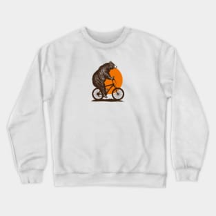 Bear Biker Crewneck Sweatshirt